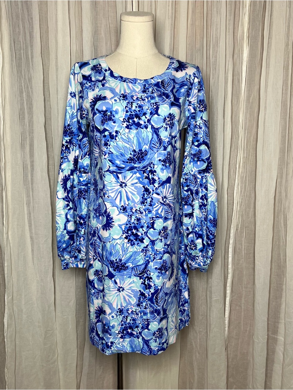 Lily Pulitzer Bartlett Coastal Blue Catch N Keep Dress - Picture 2 of 6